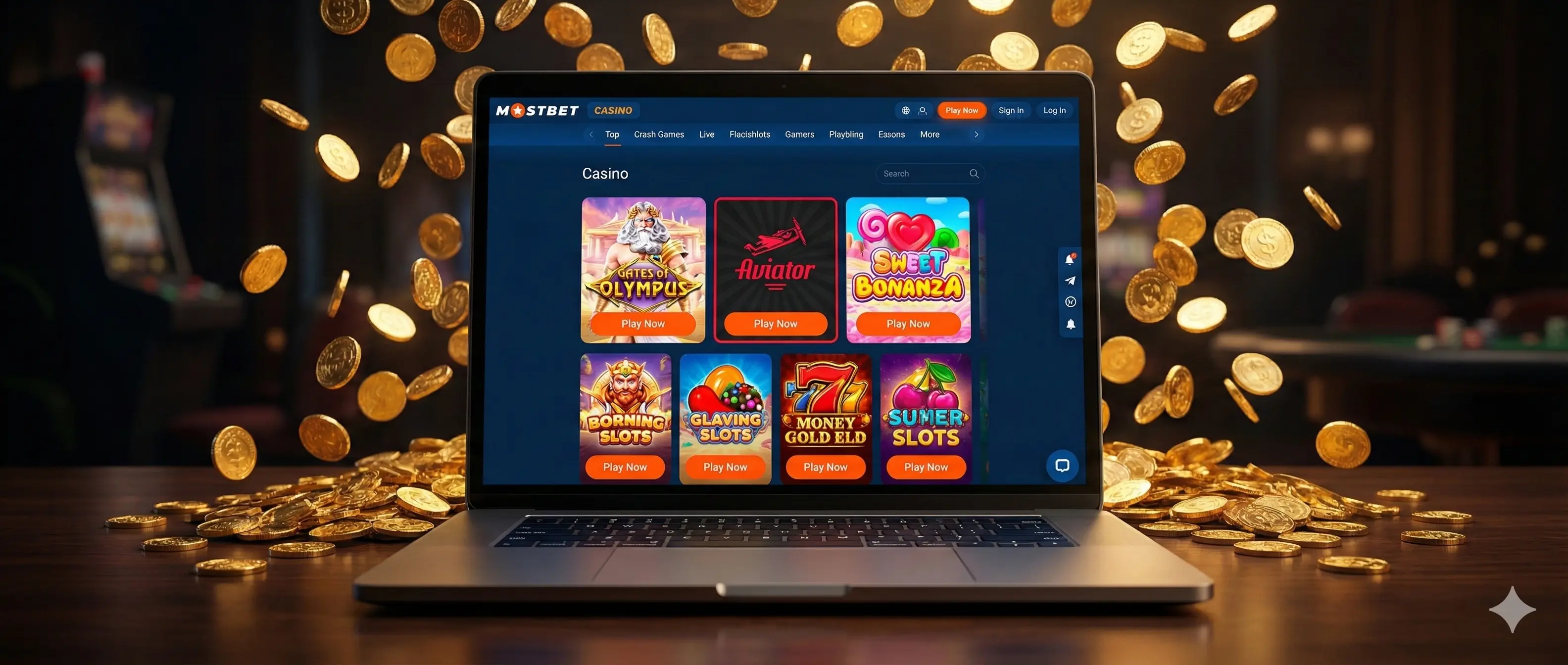 Казино Мостбет популярные игровые автоматы